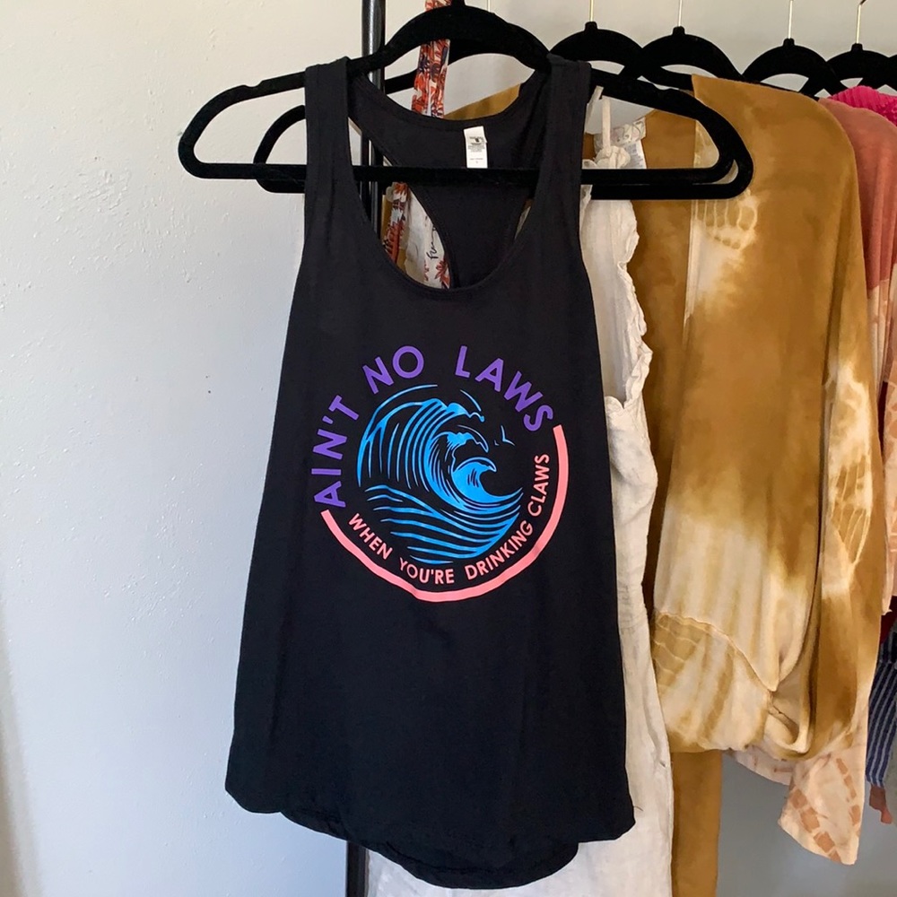 White Claw graphic tank